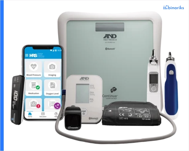 Remote Blood Pressure Monitoring Cuff For Home